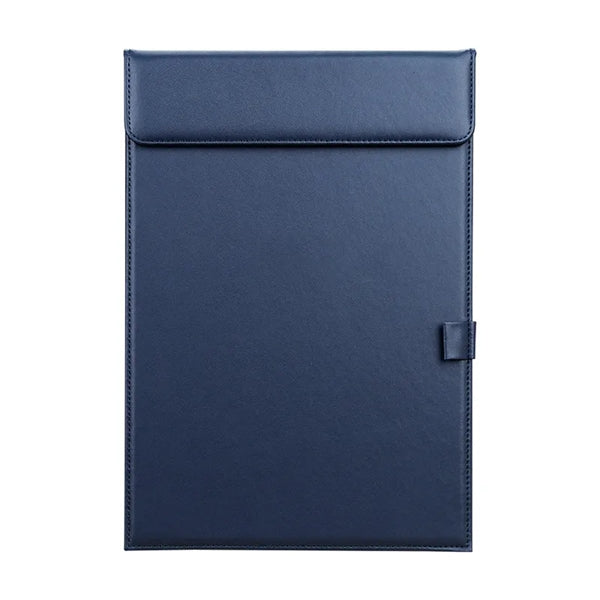A4 PU Leather Clipboard with Pen Holder for Office