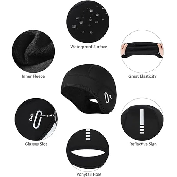 Cycling Hat Beanie With Glasses Holes