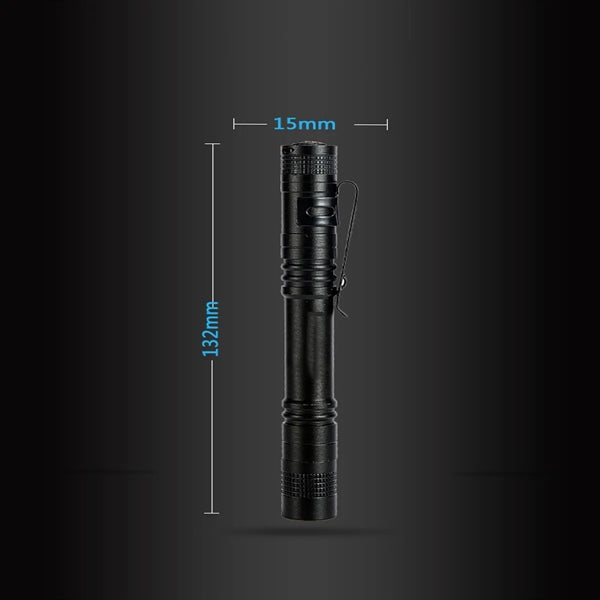 LED Portable AA Dry Battery Strong Flashlight