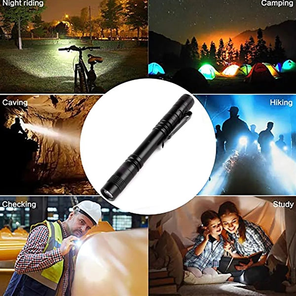LED Portable AA Dry Battery Strong Flashlight