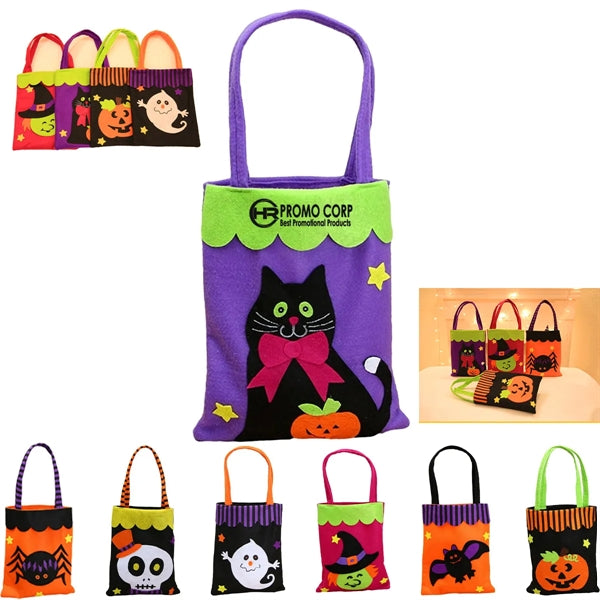 Halloween Handle Non-Woven Candies Bag