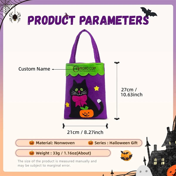 Halloween Handle Non-Woven Candies Bag