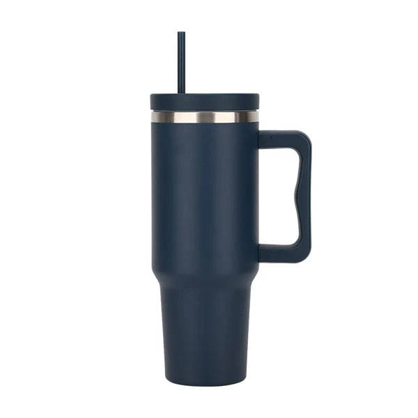 40 oz Tumbler with Handle and Straw