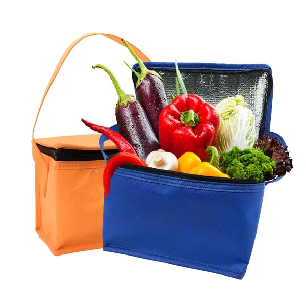 Insulated Cooler Lunch Bag 8.5" x 6" x 6"