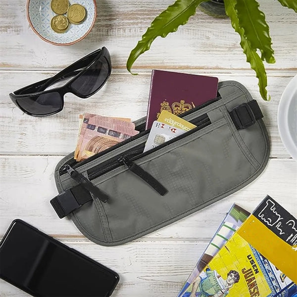 Personlized Slim RFID Blocking Travel Pouch Passport Holder
