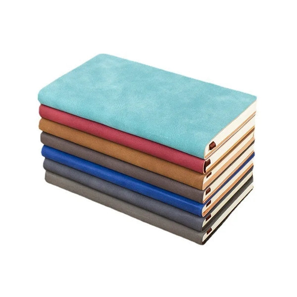 A5 Ruled Notebook Soft Faux Leather Cover