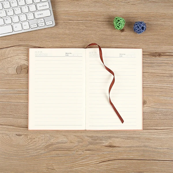 A5 Ruled Notebook Soft Faux Leather Cover