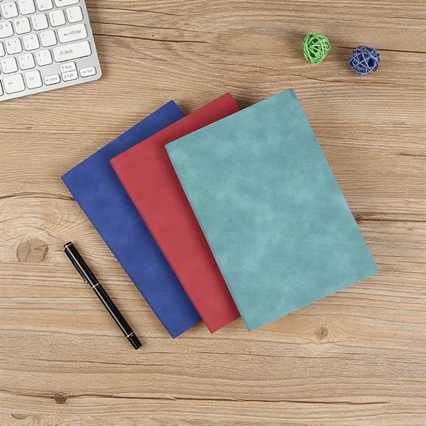 A5 Ruled Notebook Soft Faux Leather Cover