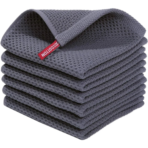 Cotton Waffle Weave Kitchen Dish Cloth