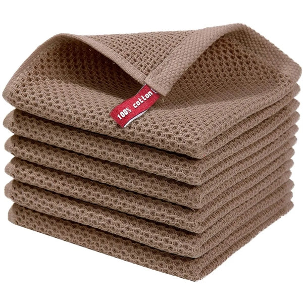 Cotton Waffle Weave Kitchen Dish Cloth