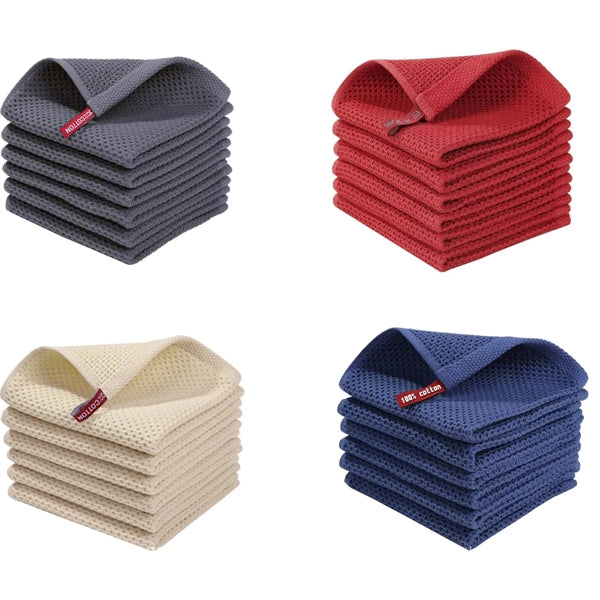 Cotton Waffle Weave Kitchen Dish Cloth