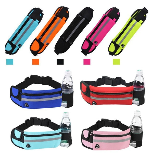 Sports Fanny Pack With Water Bottle Holder