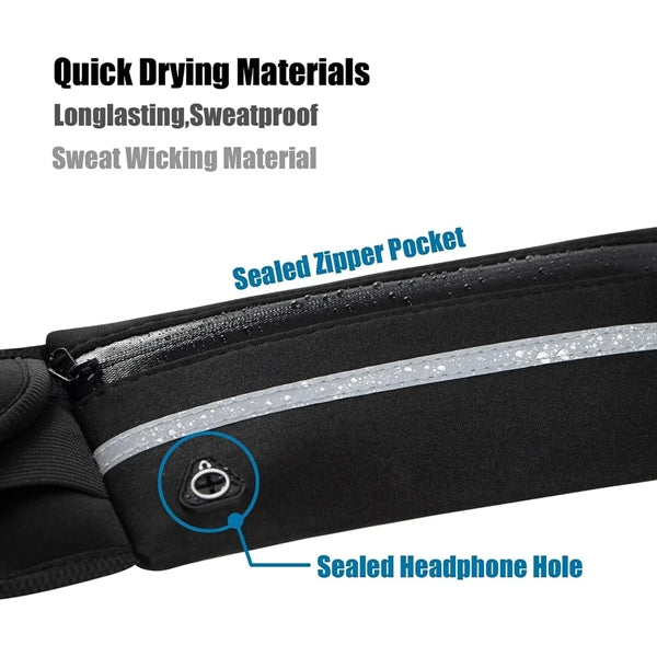 Sports Fanny Pack With Water Bottle Holder