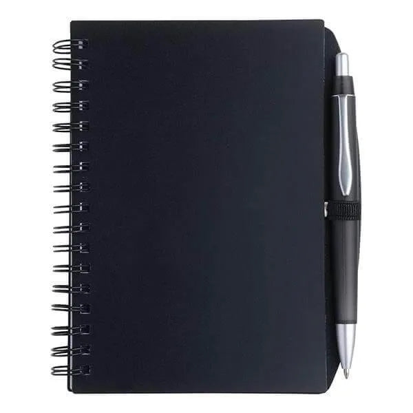 A5 Spiral Bound Notebook With Pen