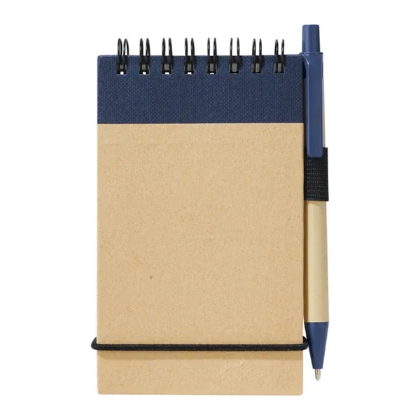 Elastic Strap Notepad with Pen