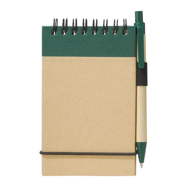 Elastic Strap Notepad with Pen