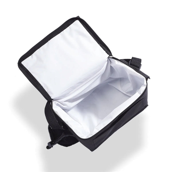 Top Zipper Insulated Lunch Bag with Mesh Pocket