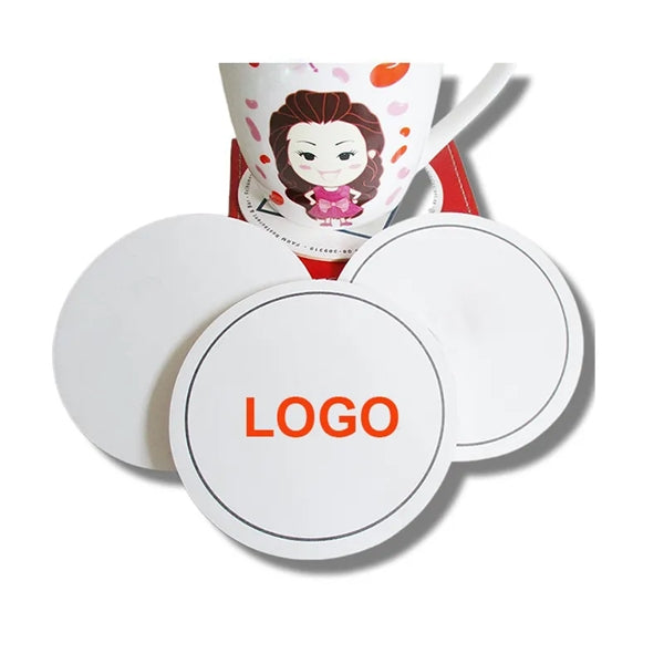 3.5'' Round Paper Coasters