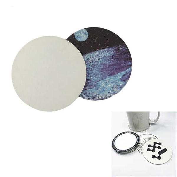 3.5'' Round Paper Coasters