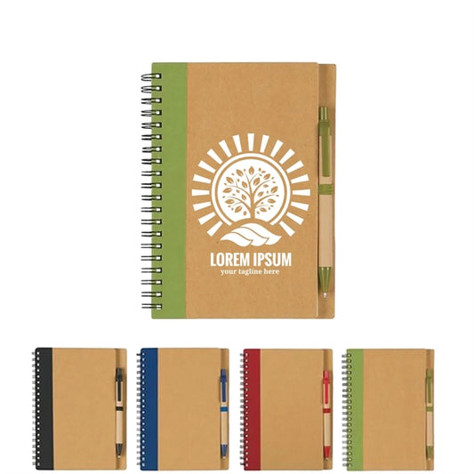 Spiral Notebook With Pen
