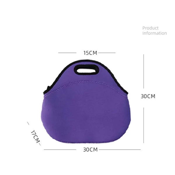 Soft Neoprene Insulated Lunch Bag