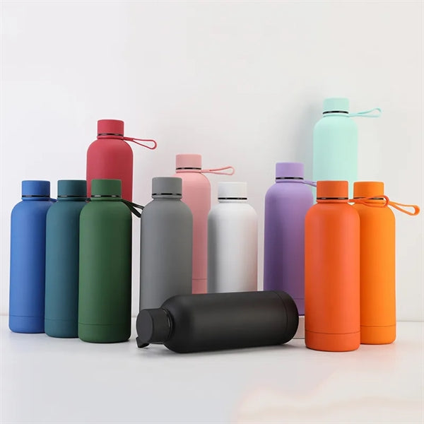 Small Car Cup With Portable Silicone Handle