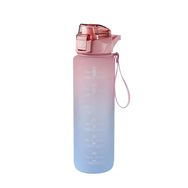 33oz Water Bottle with Motivational Time Marker