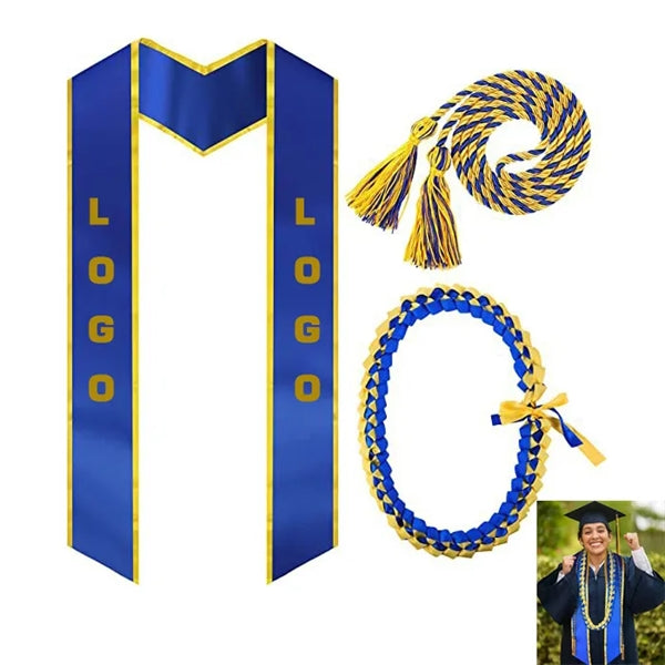 Graduation Stoles Ribbon Lei and honor Cord