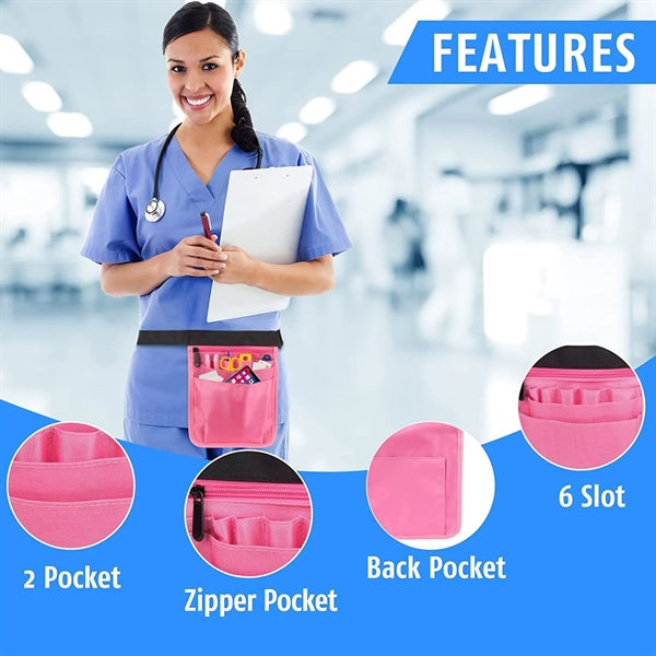 Medical Supplies Nurse Pouch Organizer Storage Fanny Bag