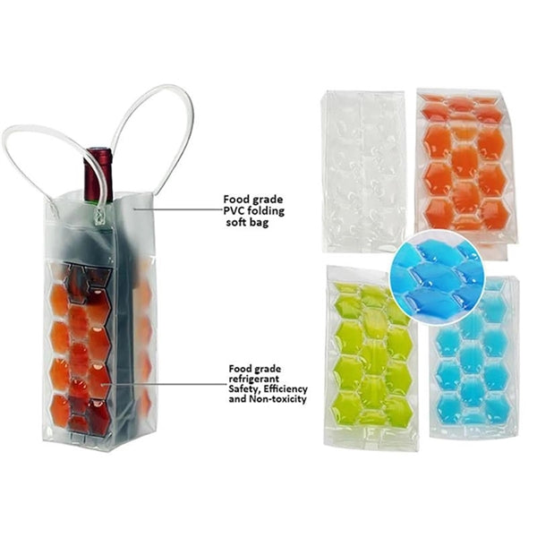 Pvc Wine Cooler Ice Bag