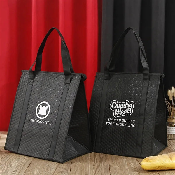Insulated Grocery Cool Lunch Tote Bag