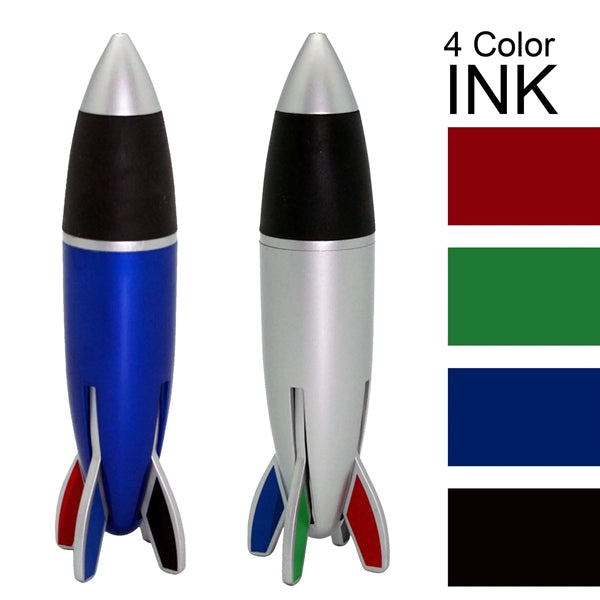 Silver Rocket Shaped Pen