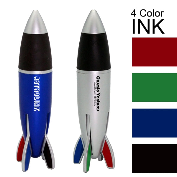 Silver Rocket Shaped Pen