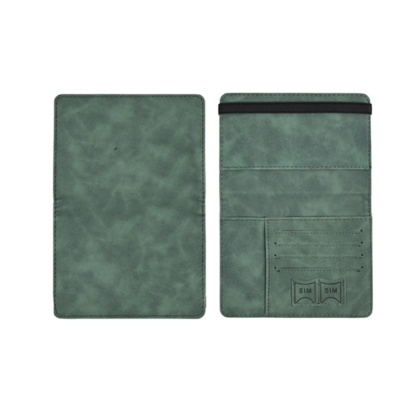 RFID PU Leather Passport Holder Cover