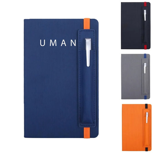 Leather Notebook With Pen holder