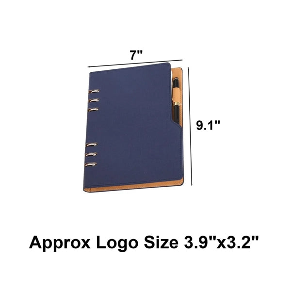A5 Loose Leaf Business Notebook