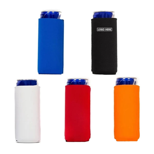 12 oz Slim Collapsible Neoprene Can Cooler