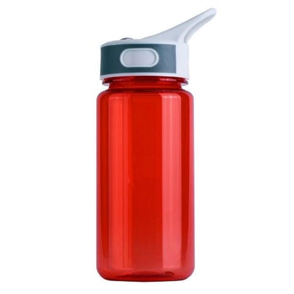 Plastic sport bottle with straw --21oz