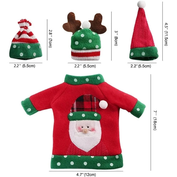 Vodka Whisker Wine Bottle Sweater