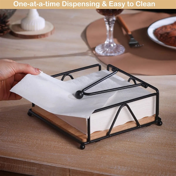 Wooden Paper Towel Holder