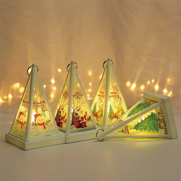 Christmas Snowman Lantern