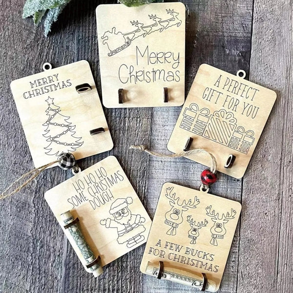 Christmas Ornaments Money Holder