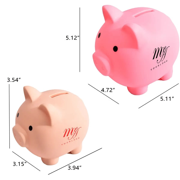 Piggy Bank Cute Unbreakable Money Storage Coin Save Plastic
