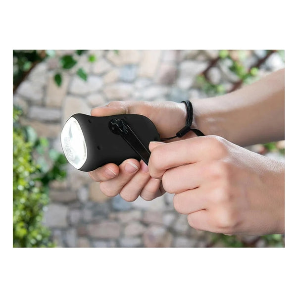 LED Rechargeable Torch Solar Power Flashlight