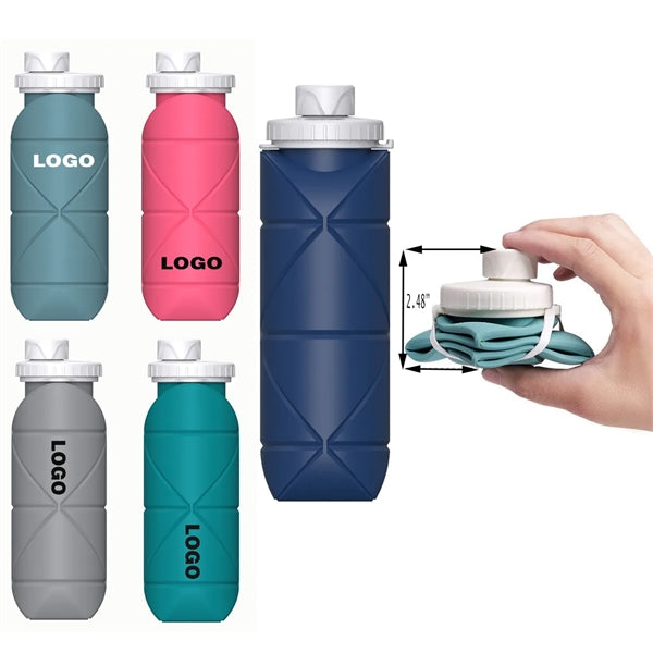 21 Oz. Collapsible Water Bottle