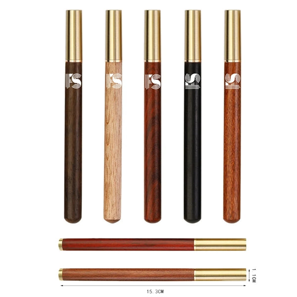 Gel Pen Made With Brass And Wood