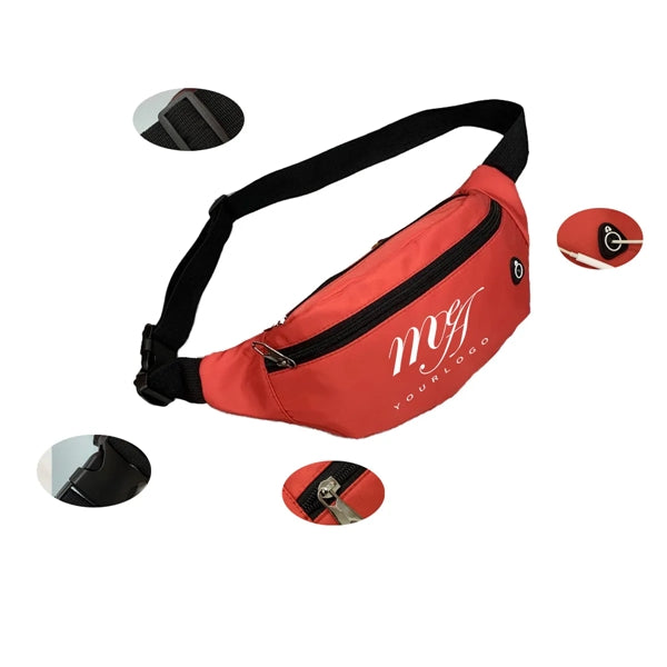Waist Bags Huge Capacity Zipper Adjustable & Terylene