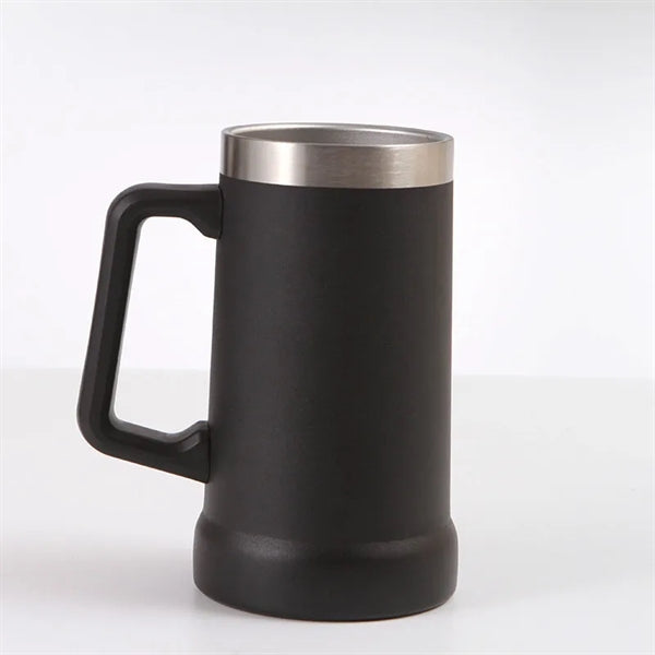 24 Oz. Large Capacity Stainless Steel Insulated Beer Mug
