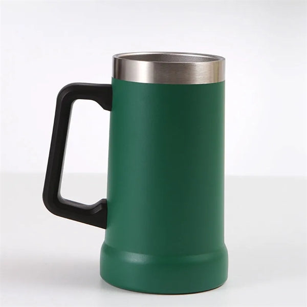 24 Oz. Large Capacity Stainless Steel Insulated Beer Mug