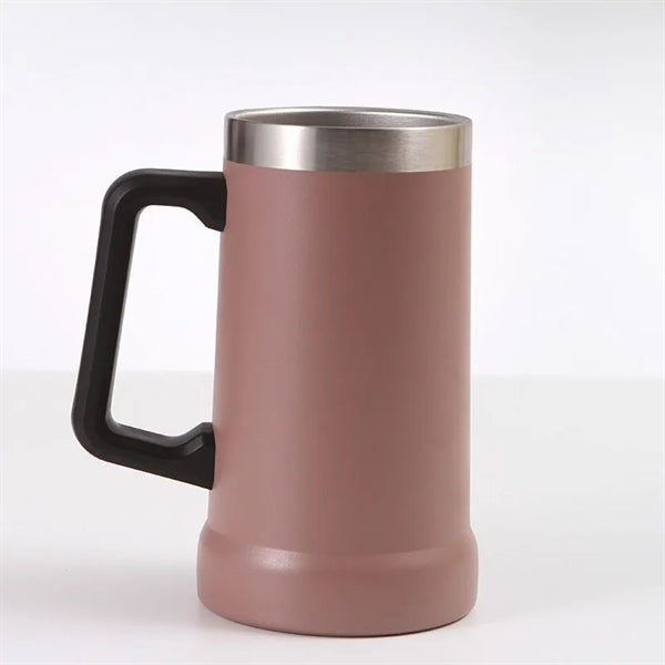 24 Oz. Large Capacity Stainless Steel Insulated Beer Mug